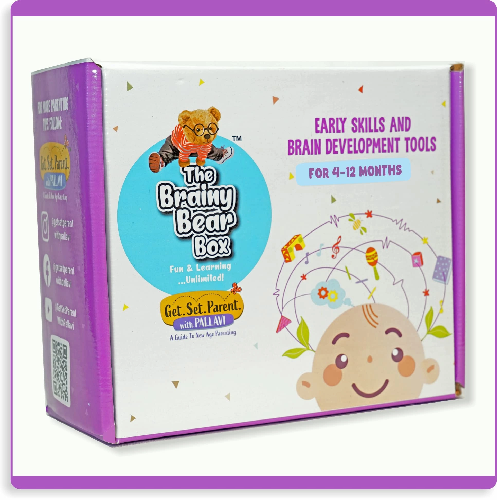 Get Set Parent Subscription Box - 4-12 Months 3 pieces