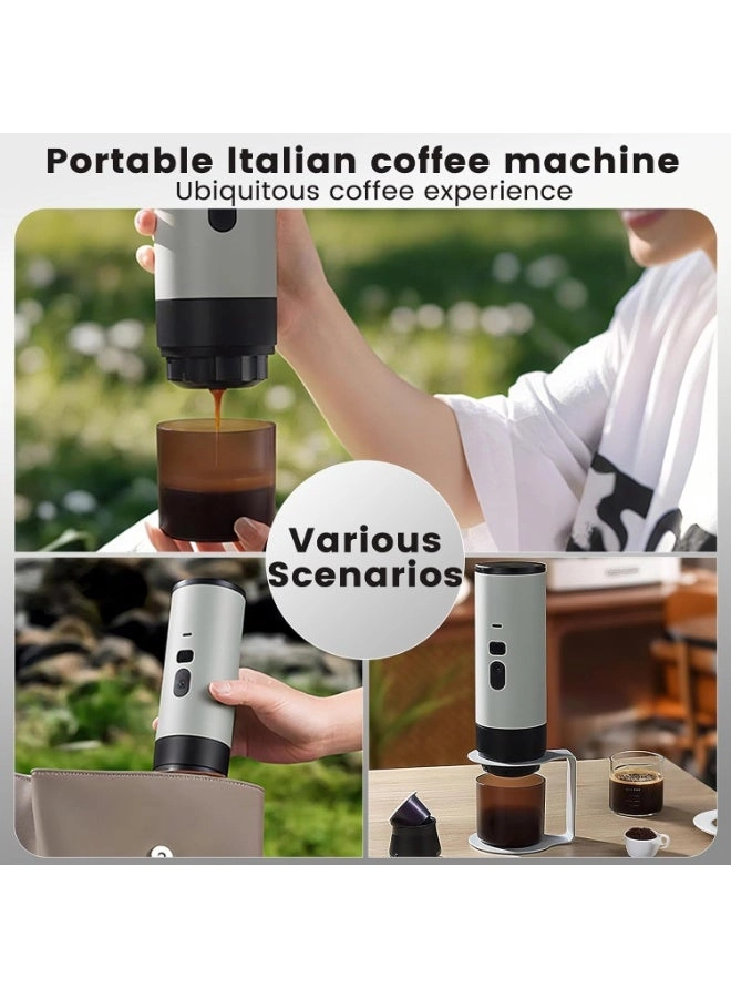 Portable Espresso Maker - Capsule & Ground Coffee