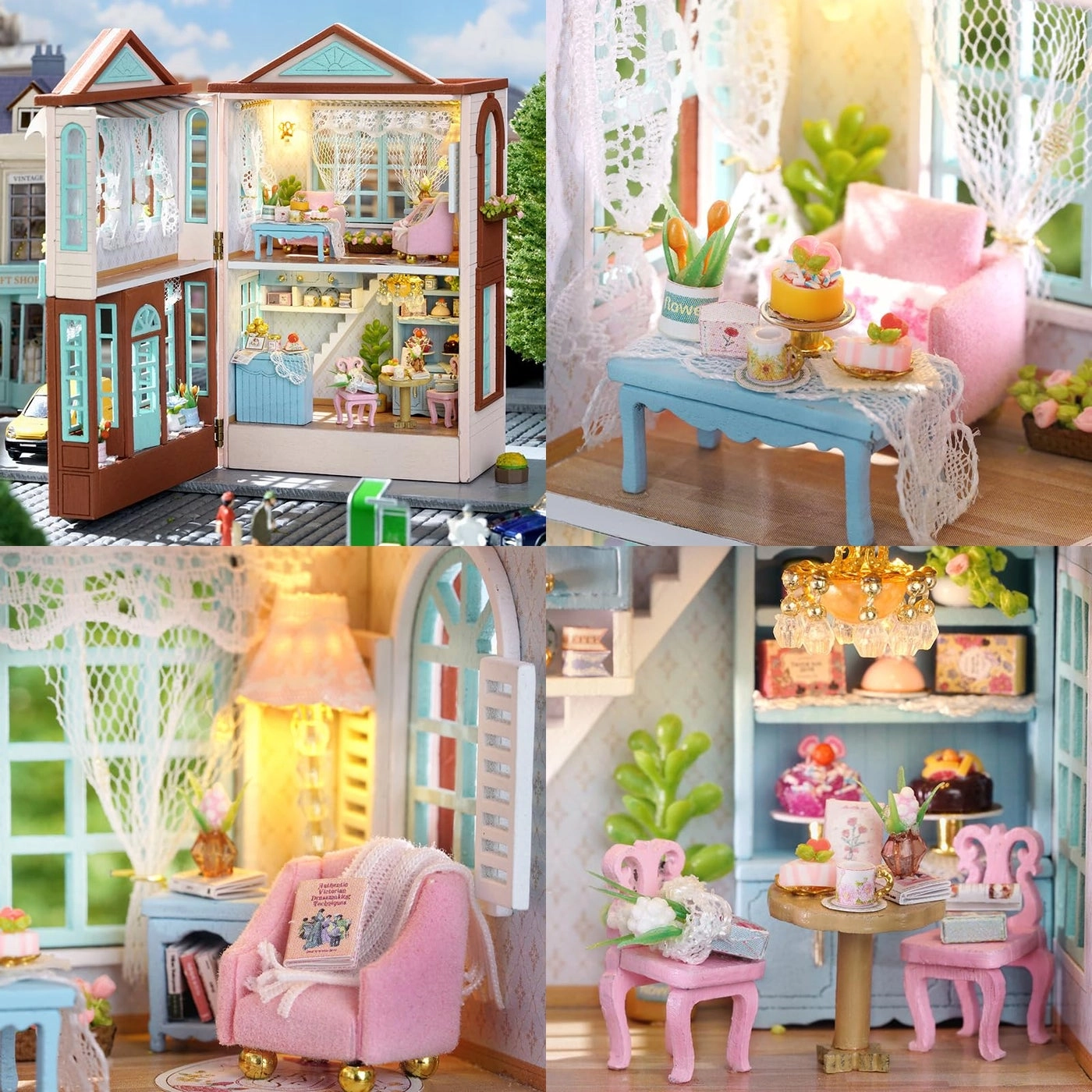 Dollhouse Miniature DIY House Kit - Creative Room 1:100