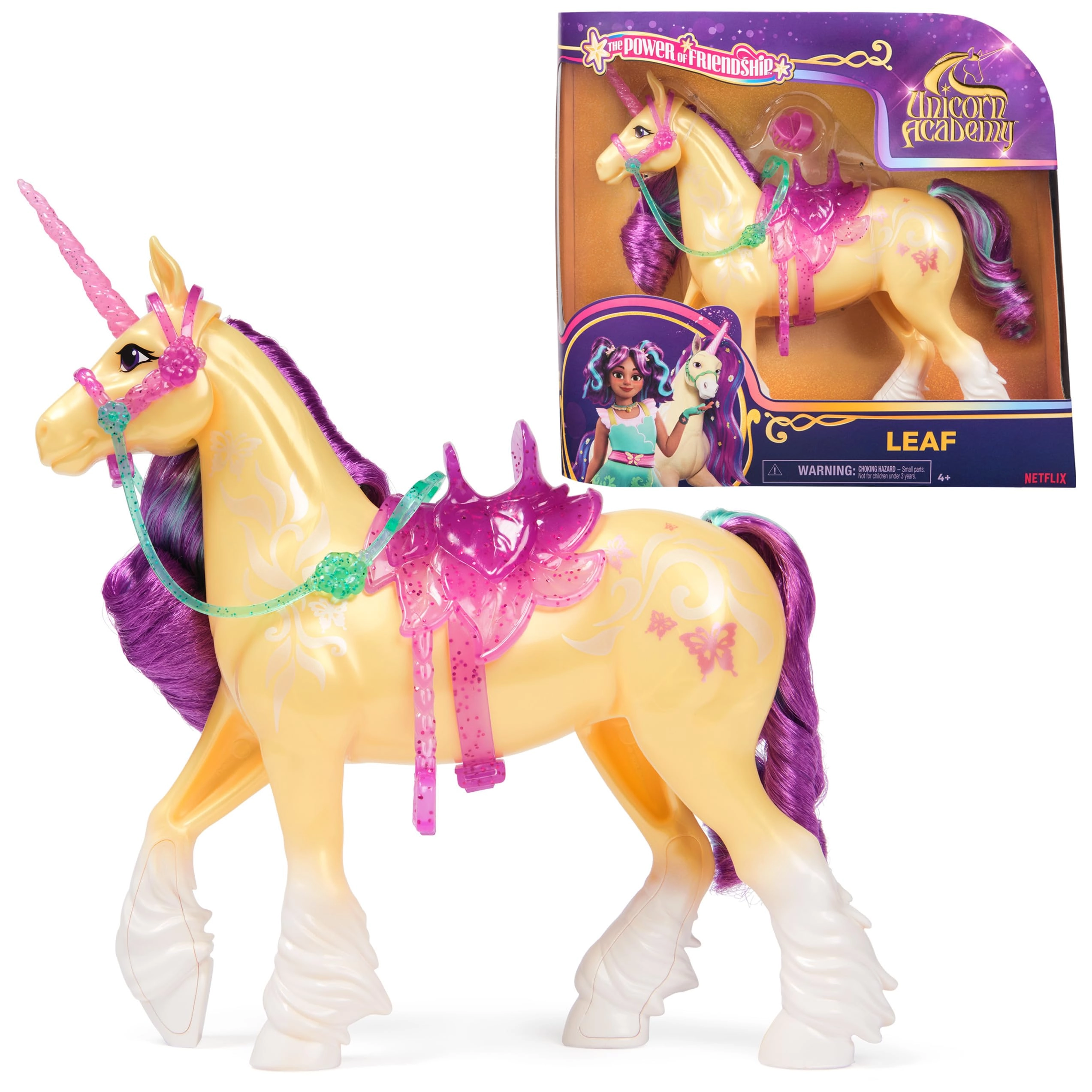 Spin Master Leaf - 11-inch Translucent Saddle Bridle