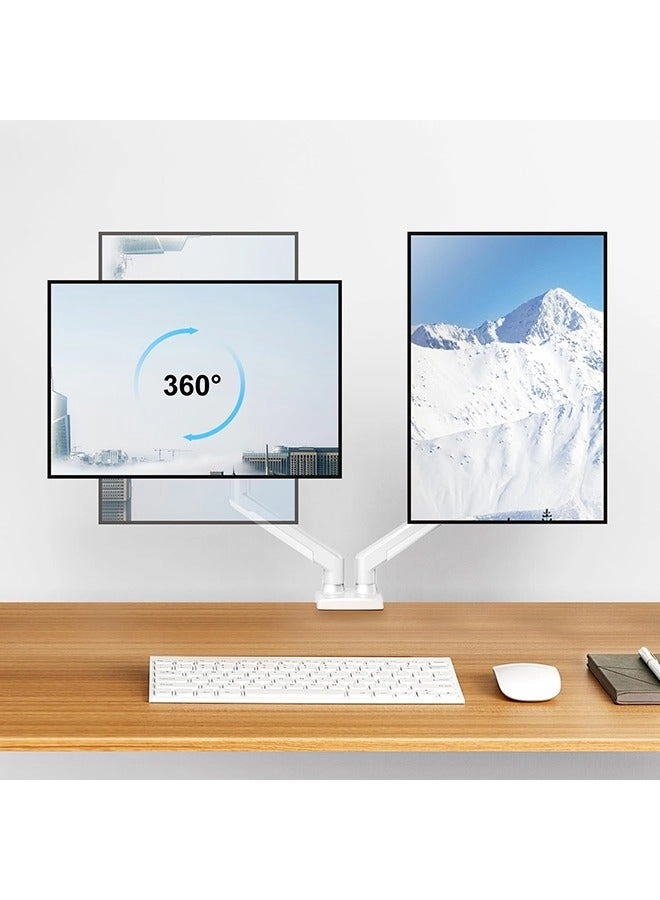 Dual Monitor Mount Stand - dual 13 to 32 Inch 75x75mm 100x100mm