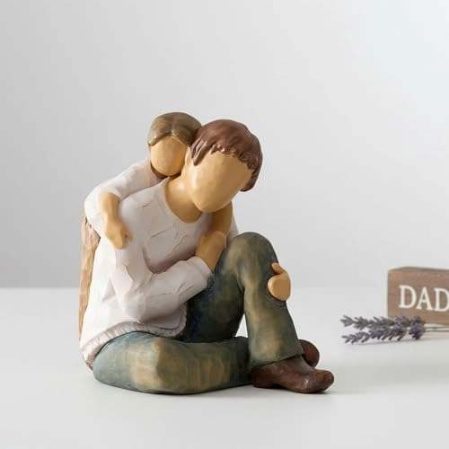 Father Daughter Figurine - Resin