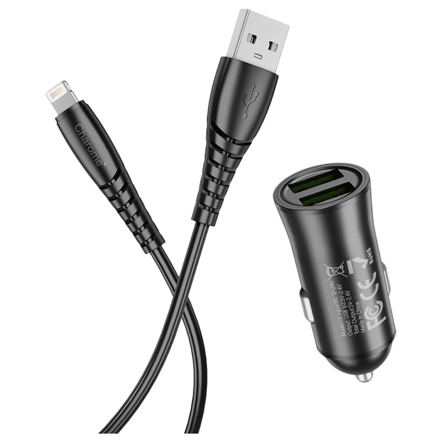 Charome C6 Lightning Cable and Charger 1m