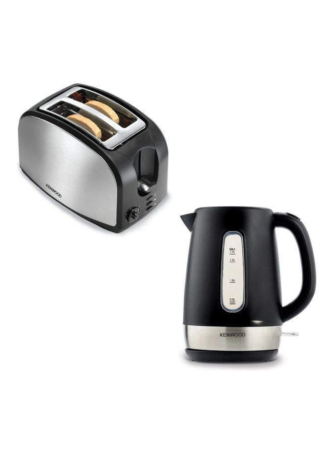 Kettle - 1.7 Litres 2200 W + Toaster - 900 W