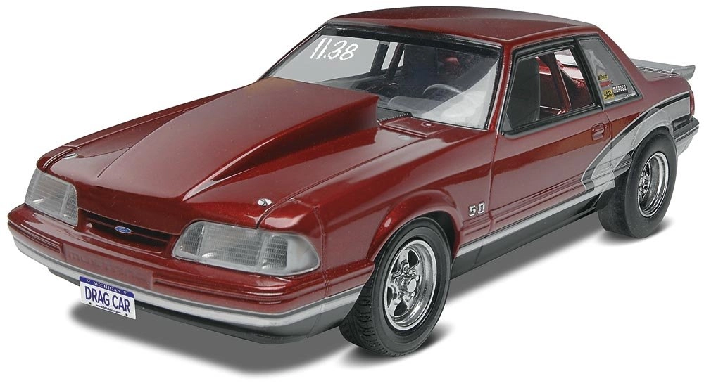 Revell '90 Ford Mustang LX 5.0 Drage Racer Model Kit (85-4195) - Plastic - 1:25