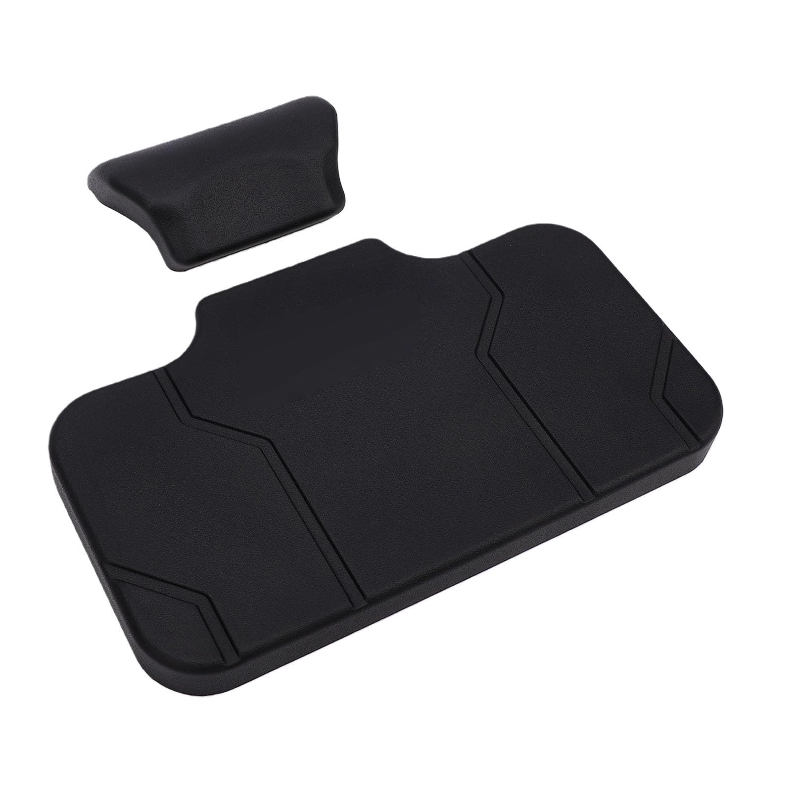 Bediffer Motorcycle Top Case Passenger Backrest - Universal PU Leather 2 Cushions