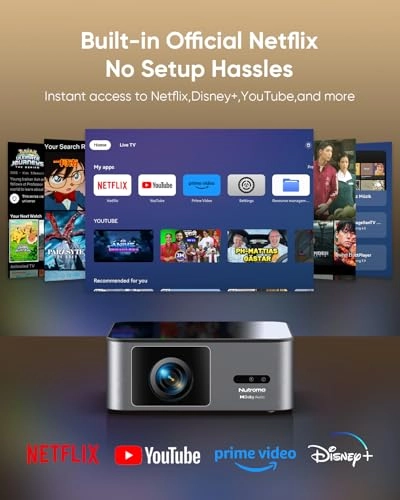 4K Projector 2000 ANSI 3840 x 2160 Pixels