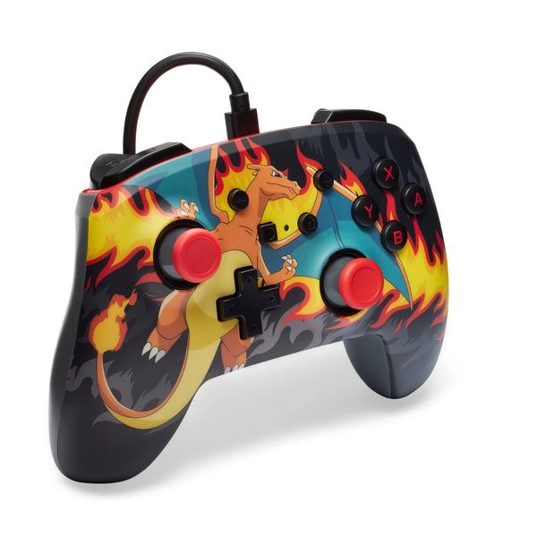Enhanced Wired Controller - Charizard Firestorm Nintendo Switch