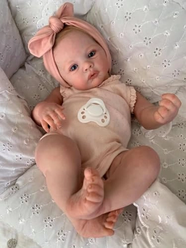 Reborn Baby Doll - 19 Inch Silicone Girl Ages 3+