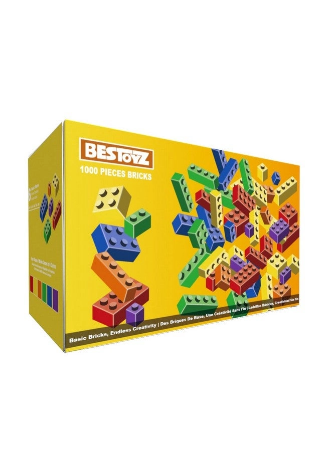 Building Bricks - Rainbow Colors 1000 pcs