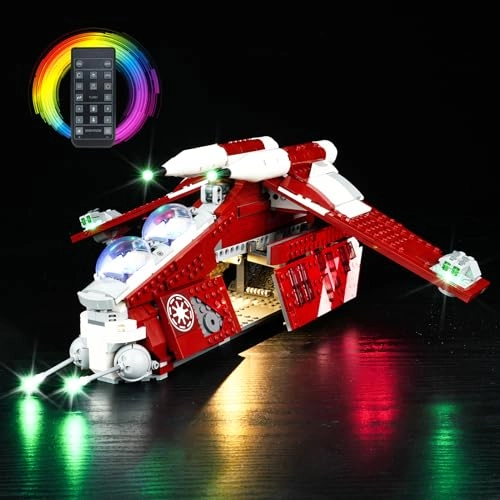 Coruscant Guard Gunship 75354 - LED Lighting Kit Compatible with LEGO 75354