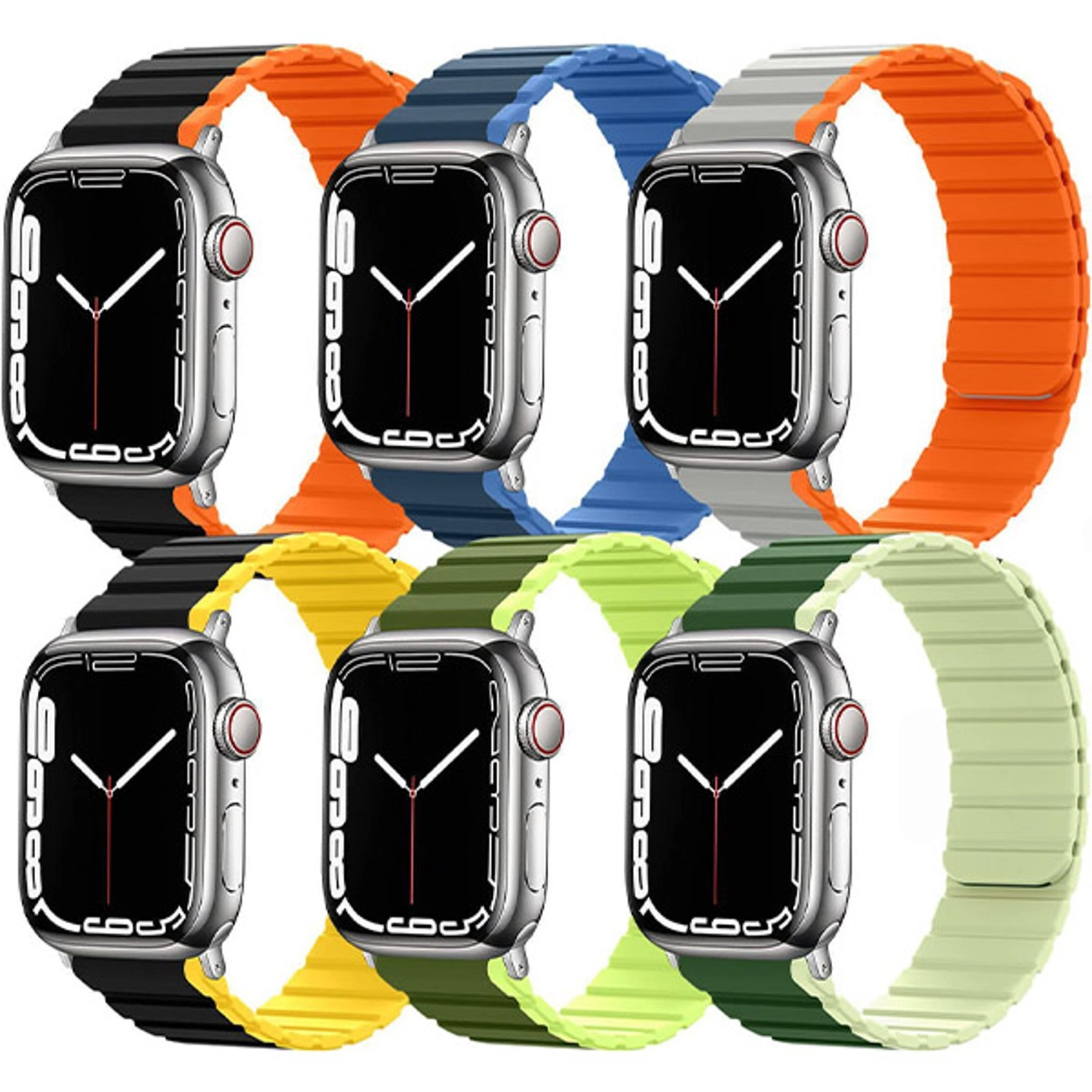 DIGITPLUS Rubber Watch Strap for Apple Watch - 49mm