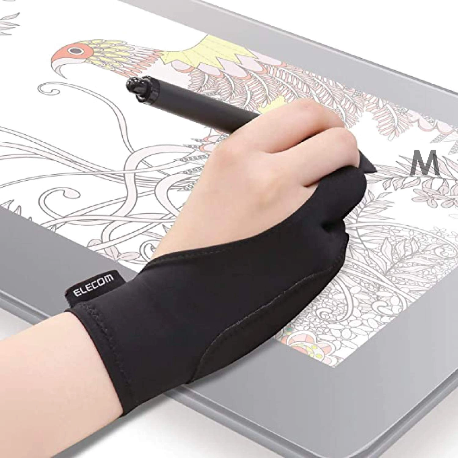 Elecom 2-finger glove - M Drawing