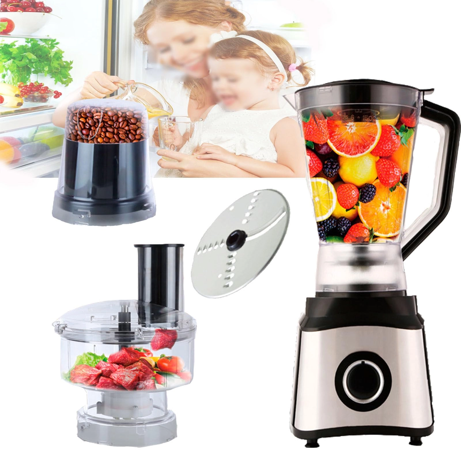 Food Processor - 8 Cup 350W
