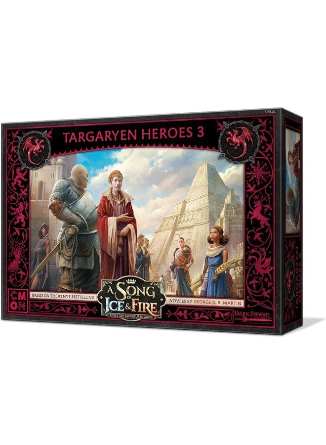 A Song of Ice and Fire Tabletop Miniatures Targaryen Heroes III - Box Set