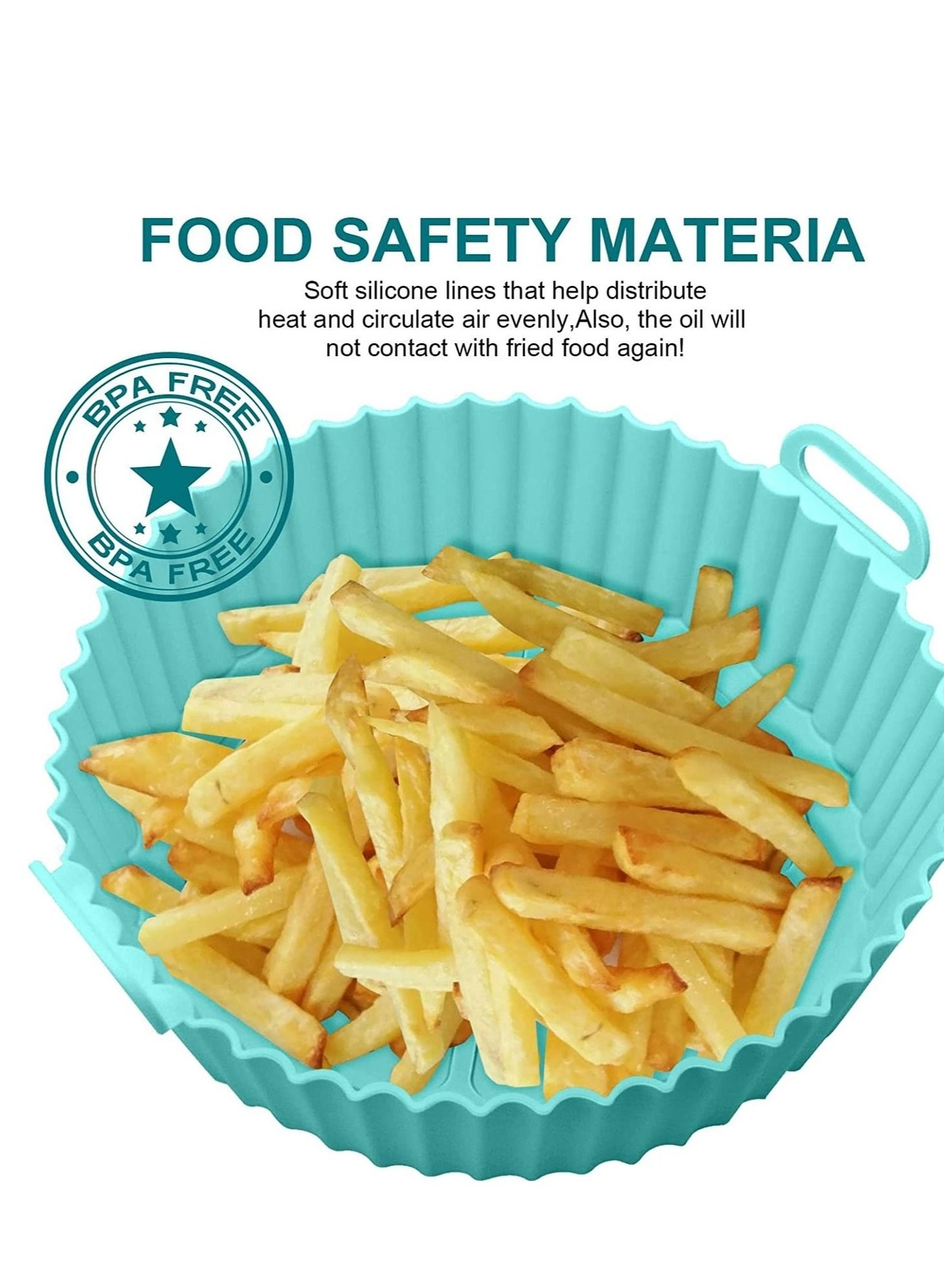 Air Fryer Liner - Silicone 2 Pcs