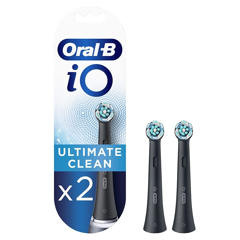 Oral-B iO Series Ultimate Clean Replacement Brush Head - Black 4 Count