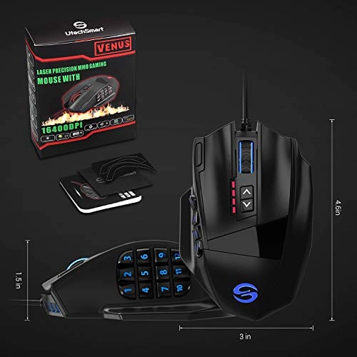 Venus MMO Gaming Mouse - USB