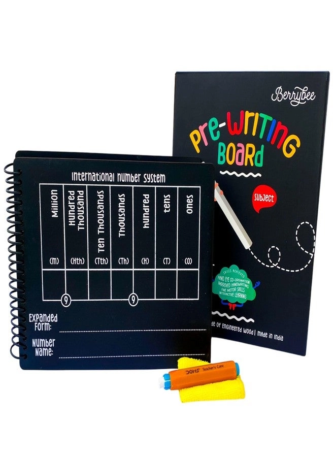 Berrybee 6-in-1 Montessori Pre-Writing Board - 2-6 Years