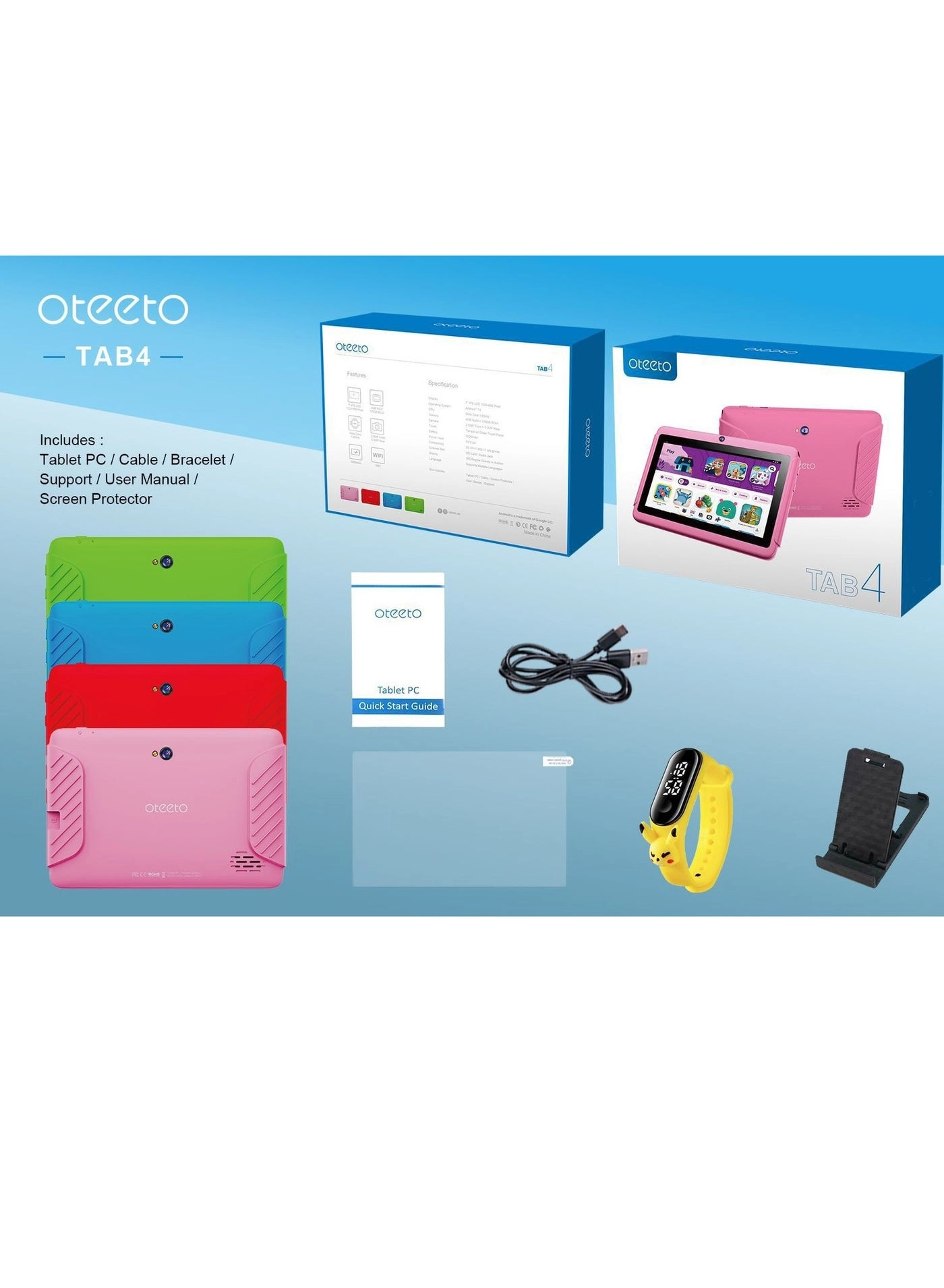 K2 Tablet - 4GB 7 Inch 128GB