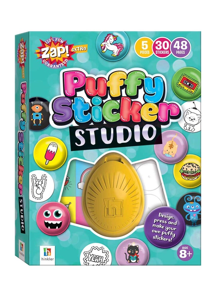 Hinkler Zap Extra Puffy Activity Sticker Book 30 pcs