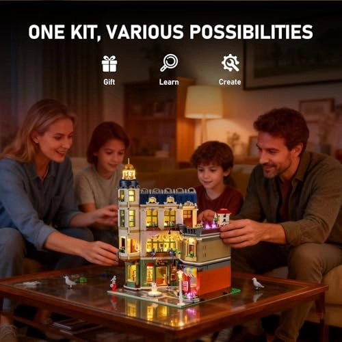 2.0 Light Kit - Compatible with Lego Shopping Street 11371
