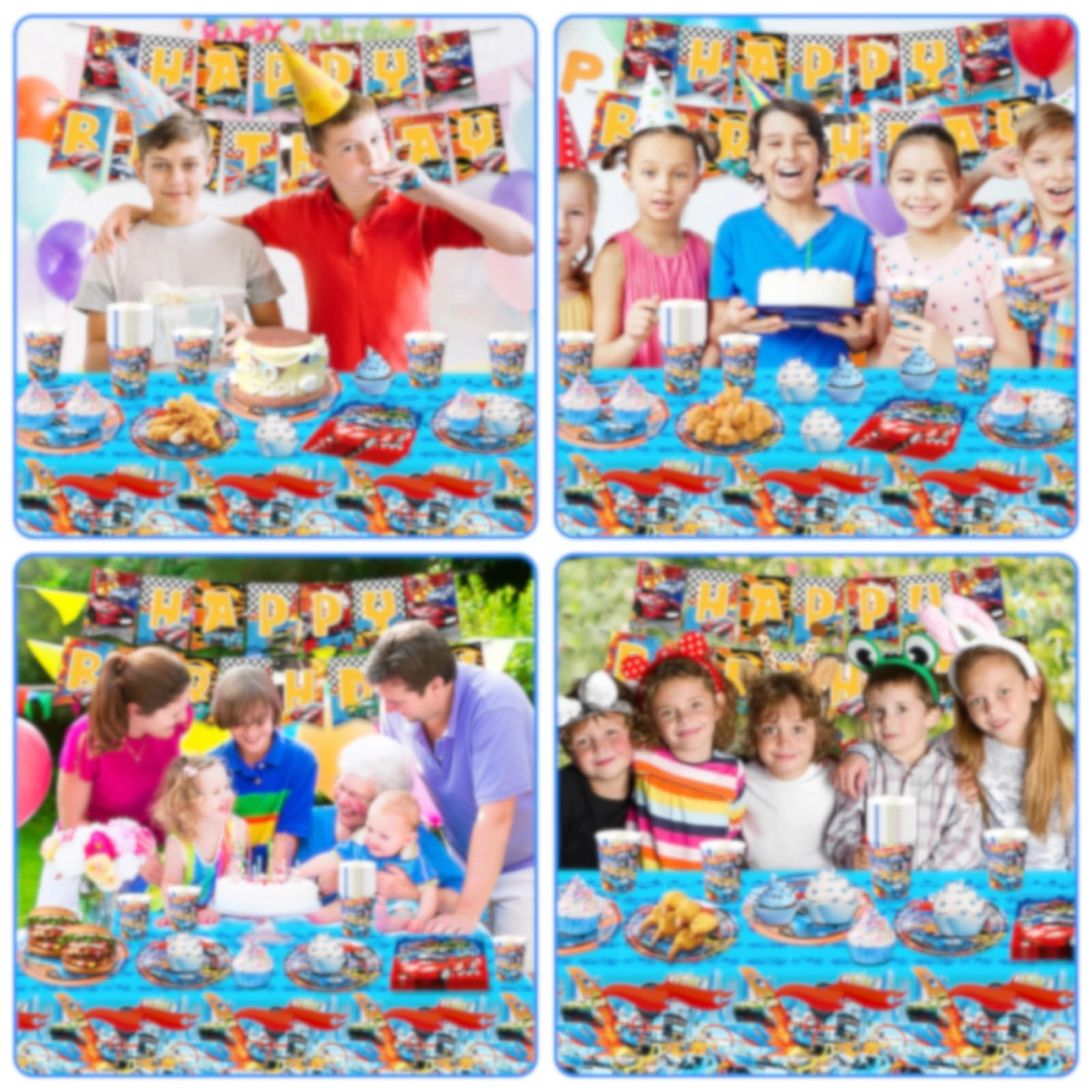 Party Tableware Set - 52PC Birthday