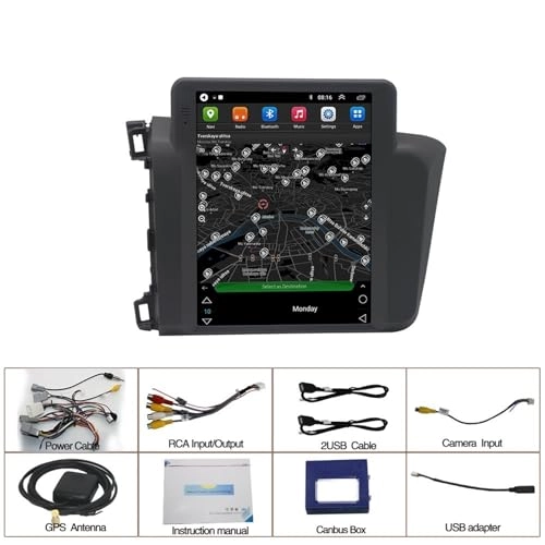 Car GPS Navigation for Civic Left Driving 2012-2015 BJYOKAYEK-4G2G-32G - 9.7 inch