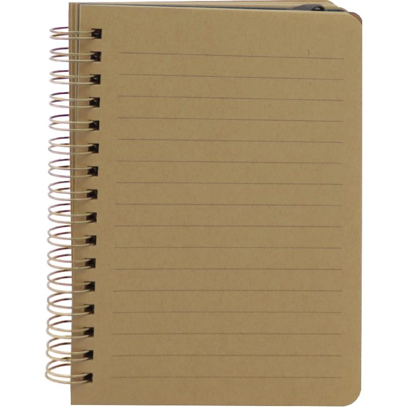 Memo Notebook A7 Spiral - Lined 60 Sheets