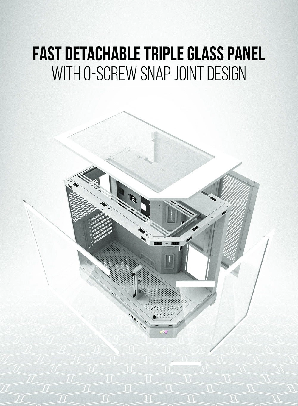 PRISM - Triple Glass Panel Mid Tower