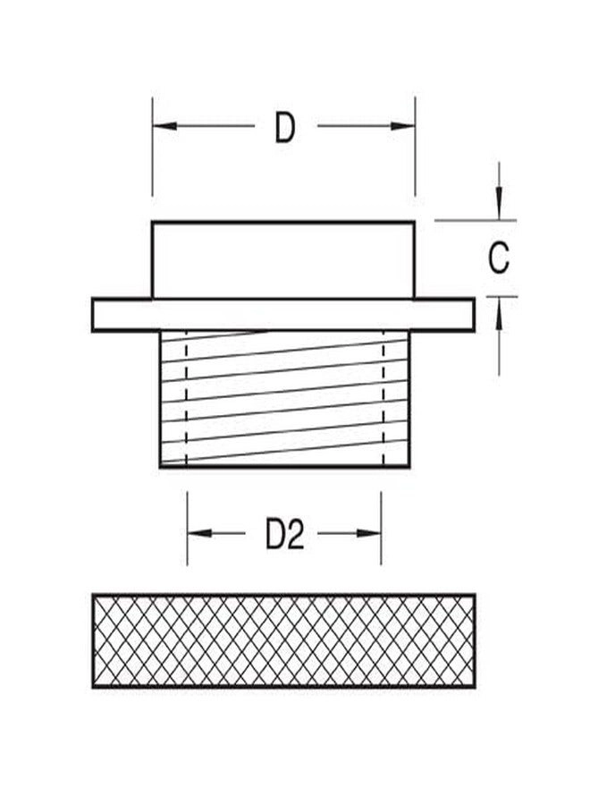 Screw-On Style Template Guide - 1 3/16 Inch
