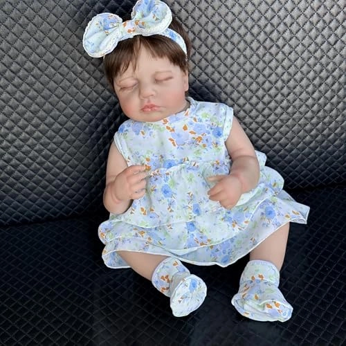 Loulou Reborn Baby Doll - 20 inch Full Body Vinyl Girl Ages 3+