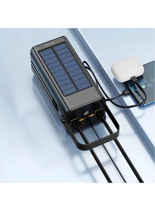 Solar X Power Bank - 80000 mAh 20 W Fast-Charging 4xUSB-A 2xUSB-C
