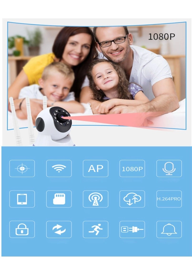 Smart Baby Monitor - 1080P HD Wi-Fi Night Vision