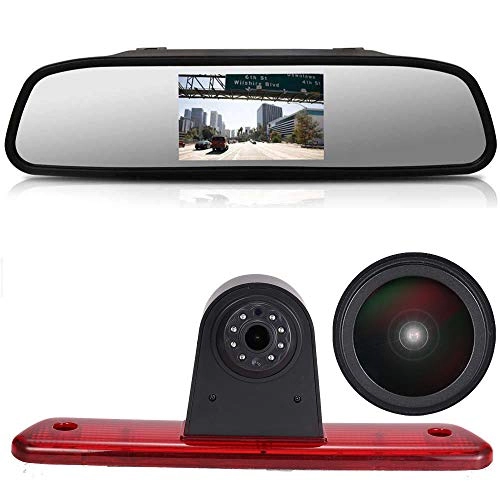 Brake Light Camera - 1280 x 720px Night vision + LCD Monitor - 4.3 Inches
