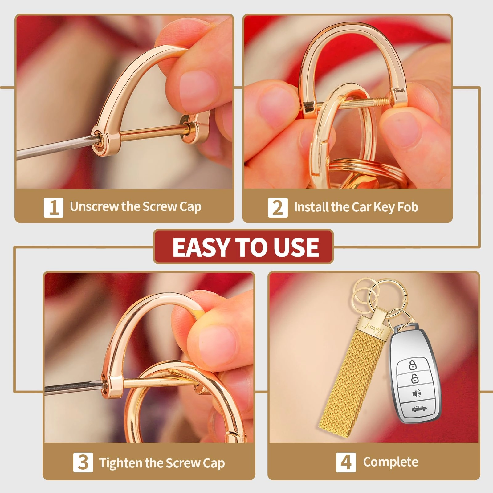 Stretchy Car Keychain - Fun