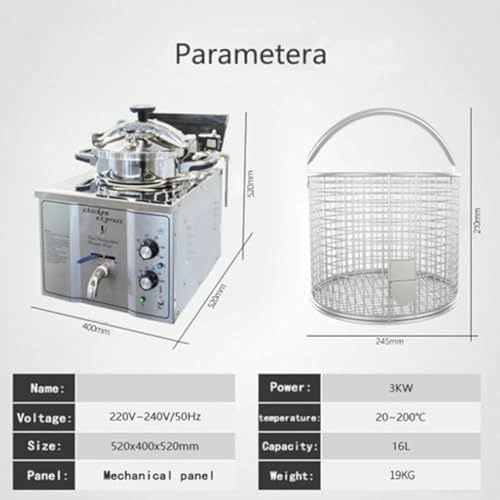 Electric Deep Fryer OJHGRDFV-068