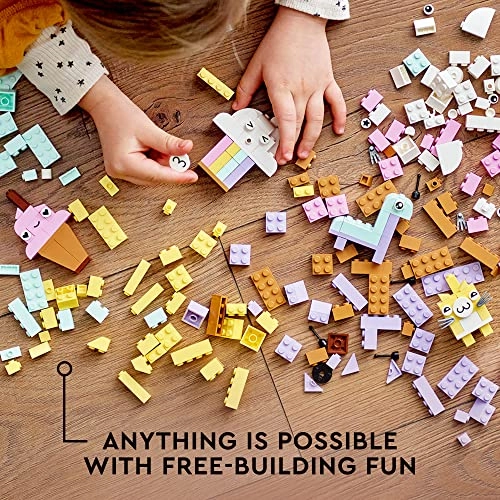 Classic Creative Pastel Fun Bricks Box - Multicolor