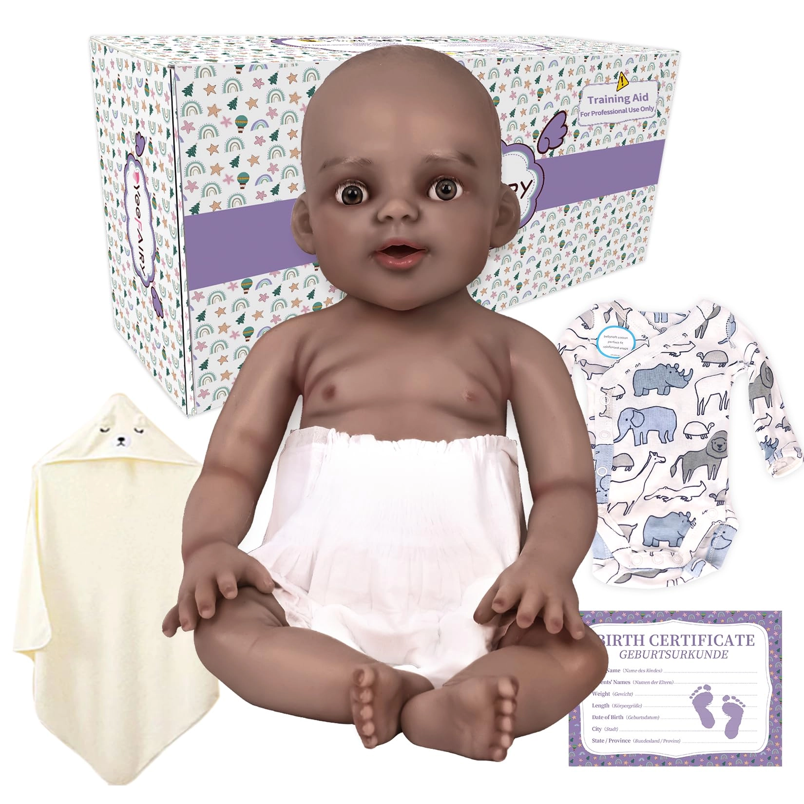 Reborn Baby Doll - 43 cm Silicone Boy