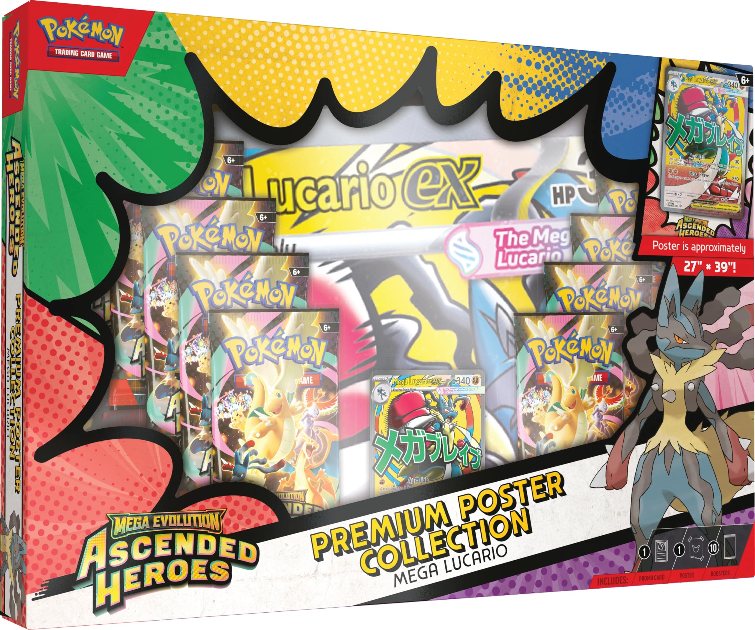 Mega Evolution Ascended Heroes Premium Poster Collection - 10pcs