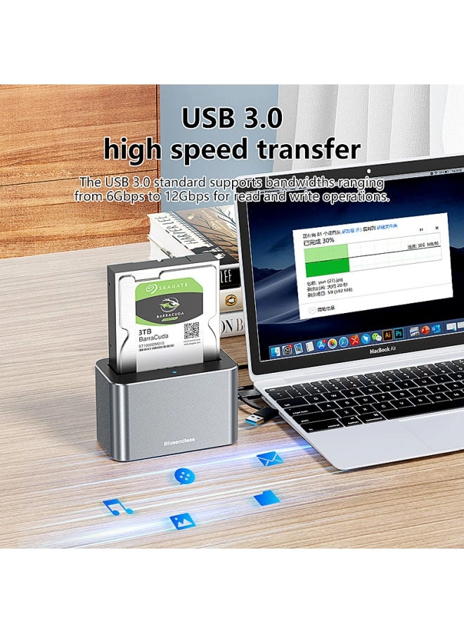 Dual-disk USB 3.0 Hard Disk Base