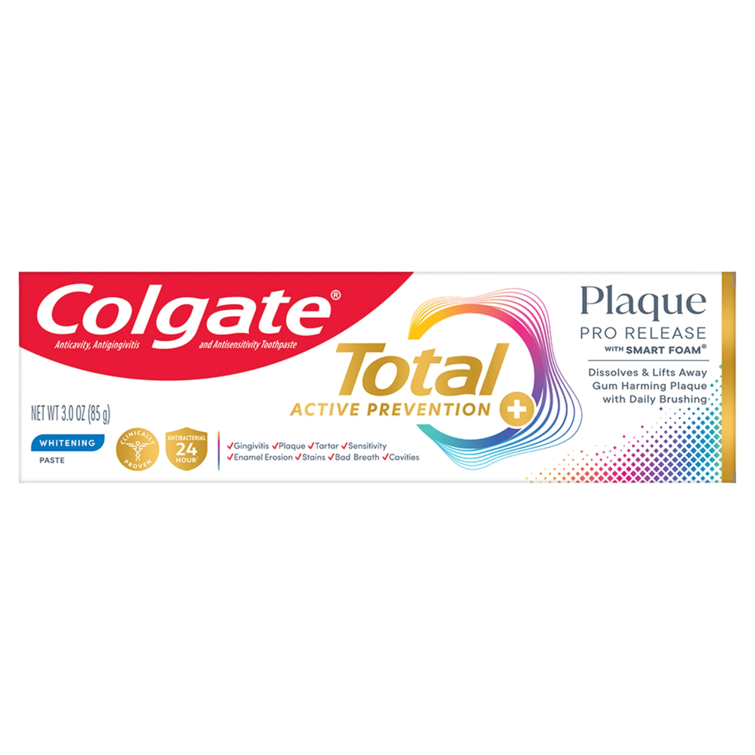 Colgate Total Plaque Pro Release Peppermint Toothpaste Adult 89ml