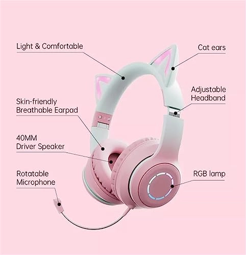 Cat Ear Headphones Wireless Headphone