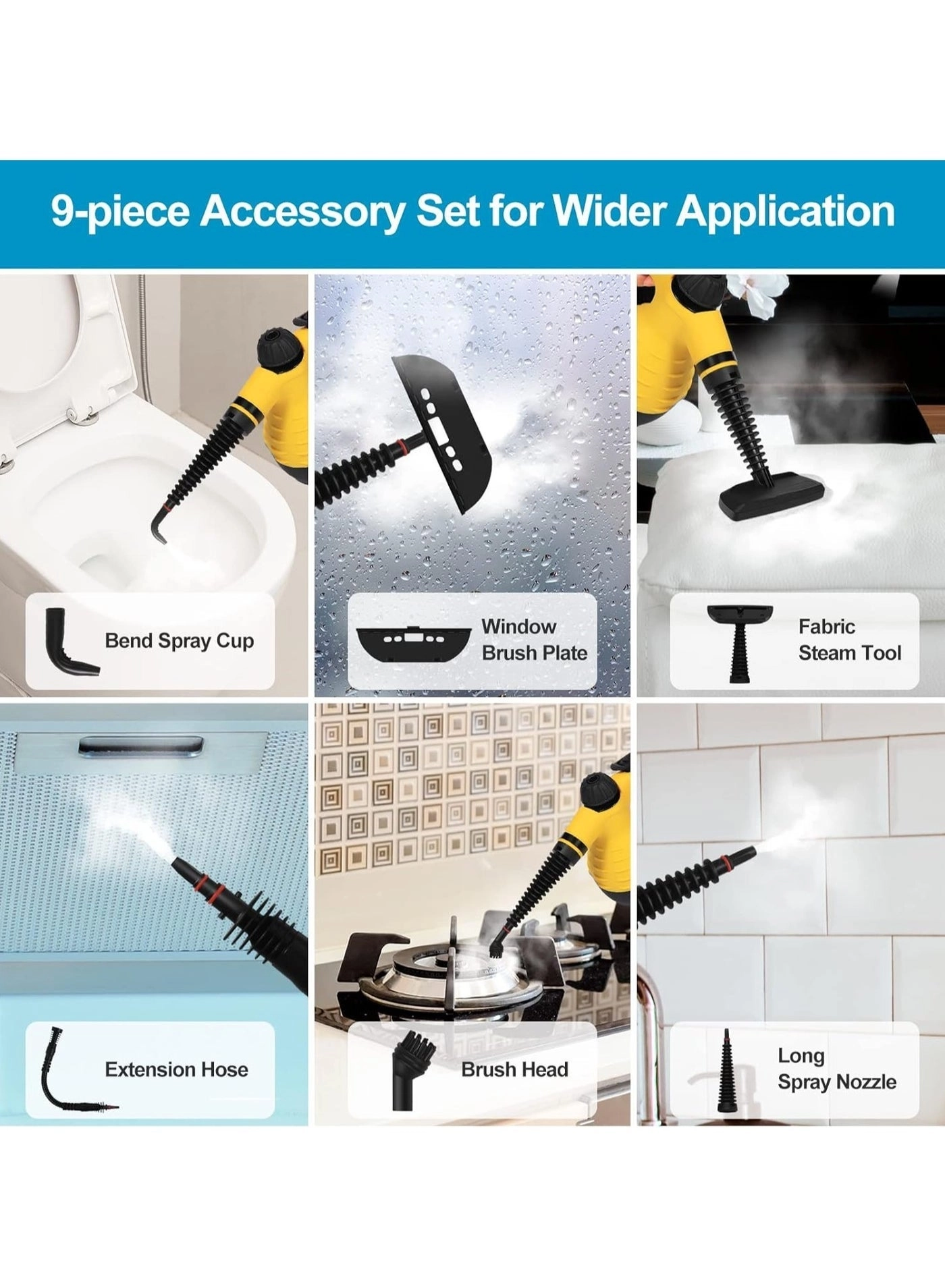 Handheld Steam Cleaner - 3.0bar 350ml