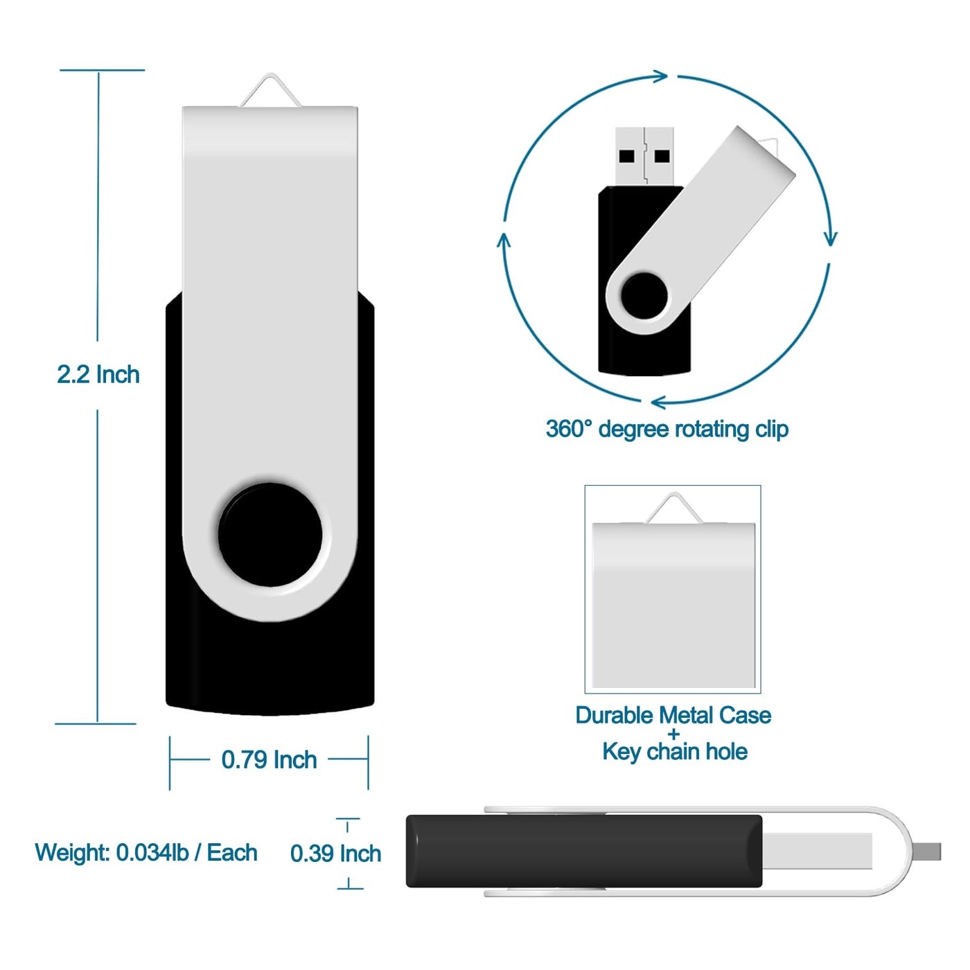 USB Flash Drive - USB2.0 2GB Pack