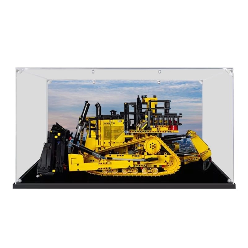 Technic Display Case (42131) - Clear Acrylic Black Bottom+top Light