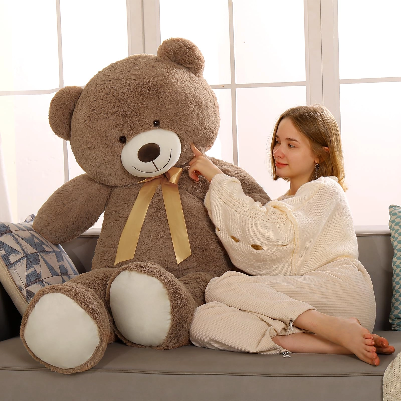 Teddy Bear - 52'' Dark Brown