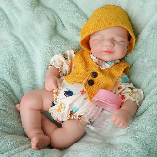 Reborn Baby Doll - 11.8in Silicone Boy Ages 3+