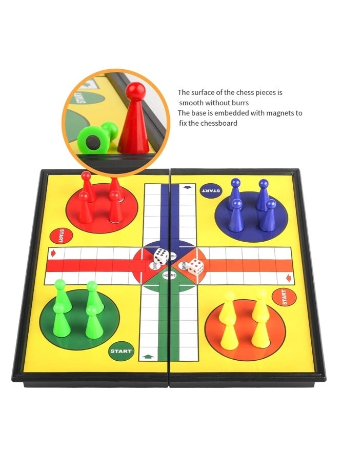Magnetic Ludo - Foldable Magnetic Pawns