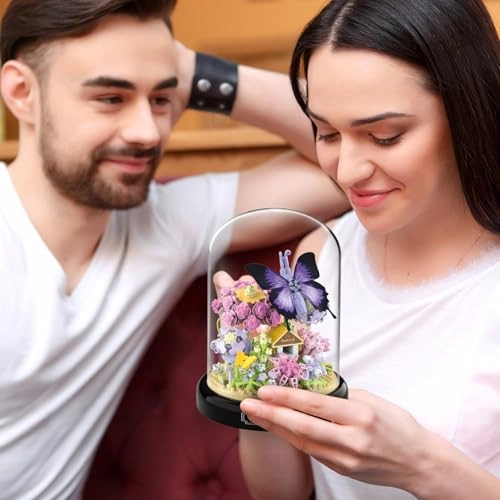 Purple Butterfly Flowers - 582 pcs